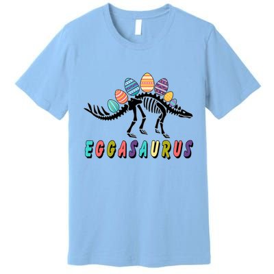 Eggasaurus Dino Stegosaurus Easter Egg Dinosaur Premium T-Shirt