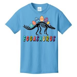 Eggasaurus Dino Stegosaurus Easter Egg Dinosaur Kids T-Shirt