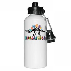 Eggasaurus Dino Stegosaurus Easter Egg Dinosaur Aluminum Water Bottle