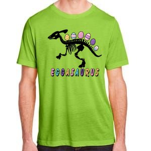 Eggasaurus Plateosaurus Funny Cute Easter Adult ChromaSoft Performance T-Shirt