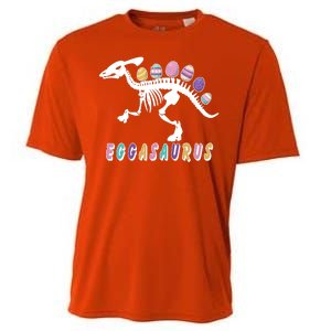 Eggasaurus Plateosaurus Funny Cute Easter Cooling Performance Crew T-Shirt