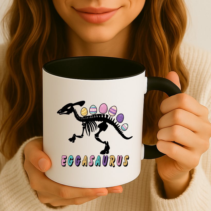Eggasaurus Plateosaurus Funny Cute Easter Mug