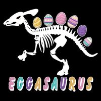 Eggasaurus Plateosaurus Funny Cute Easter Flatbill Hat