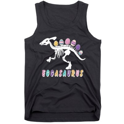 Eggasaurus Plateosaurus Funny Cute Easter Tank Top
