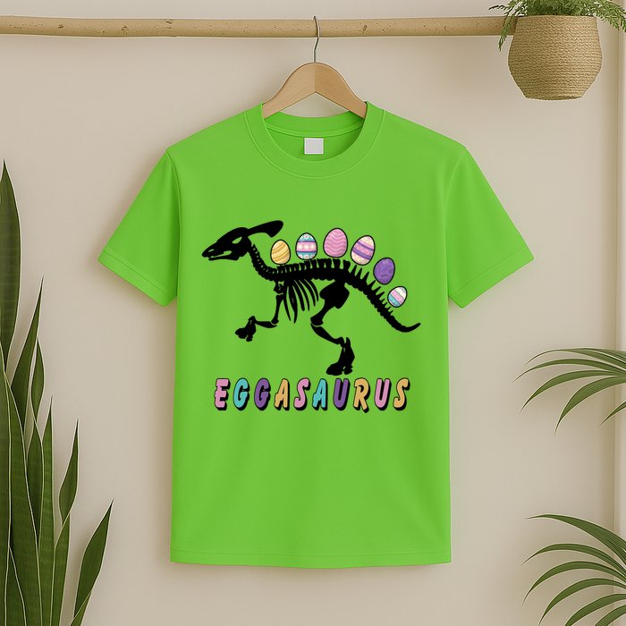 Eggasaurus Plateosaurus Funny Cute Easter T-Shirt