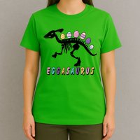 Eggasaurus Plateosaurus Funny Cute Easter T-Shirt