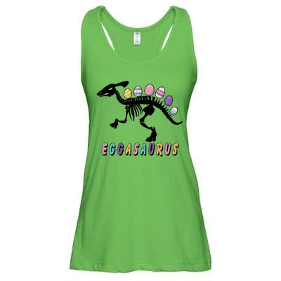 Eggasaurus Plateosaurus Funny Cute Easter Ladies Essential Flowy Tank