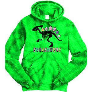 Eggasaurus Plateosaurus Funny Cute Easter Tie Dye Hoodie