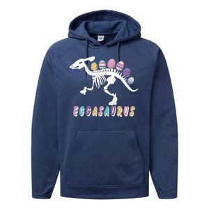 Eggasaurus Plateosaurus Funny Cute Easter Performance Fleece Hoodie