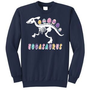 Eggasaurus Plateosaurus Funny Cute Easter Sweatshirt