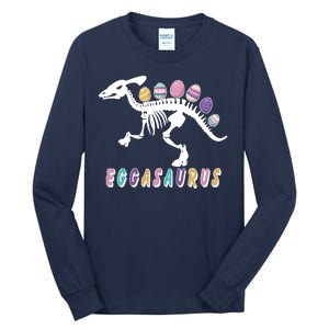 Eggasaurus Plateosaurus Funny Cute Easter Tall Long Sleeve T-Shirt