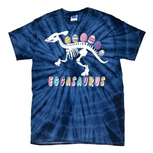 Eggasaurus Plateosaurus Funny Cute Easter Tie-Dye T-Shirt