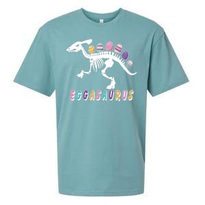 Eggasaurus Plateosaurus Funny Cute Easter Sueded Cloud Jersey T-Shirt