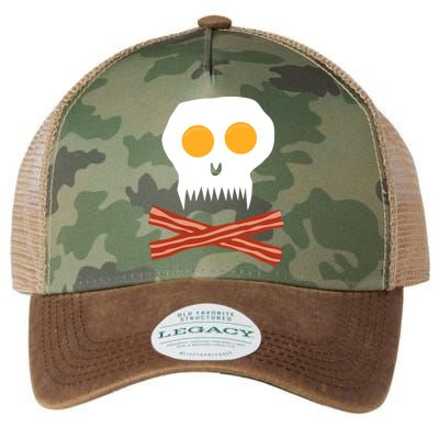 Eggs And Bacon Skull Legacy Tie Dye Trucker Hat
