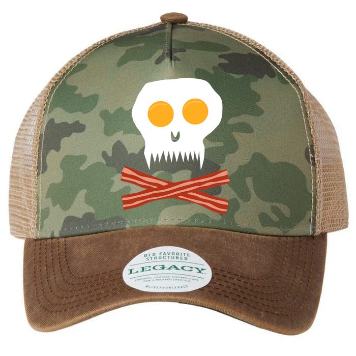 Eggs And Bacon Skull Legacy Tie Dye Trucker Hat