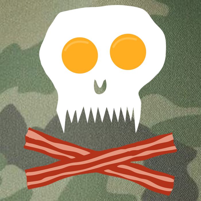 Eggs And Bacon Skull Legacy Tie Dye Trucker Hat