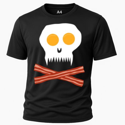 Eggs And Bacon Skull Performance Shirt