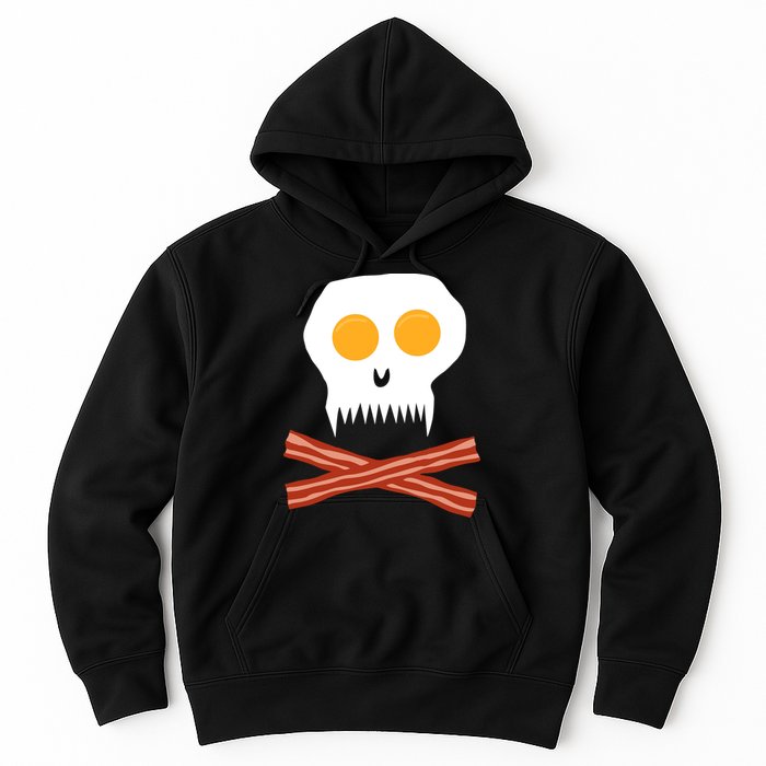 Eggs And Bacon Skull Hoodie