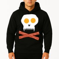 Eggs And Bacon Skull Hoodie