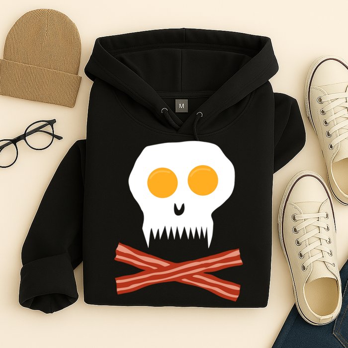 Eggs And Bacon Skull Hoodie