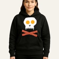Eggs And Bacon Skull Hoodie