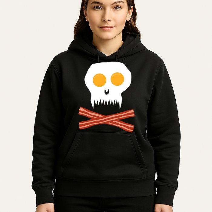 Eggs And Bacon Skull Hoodie