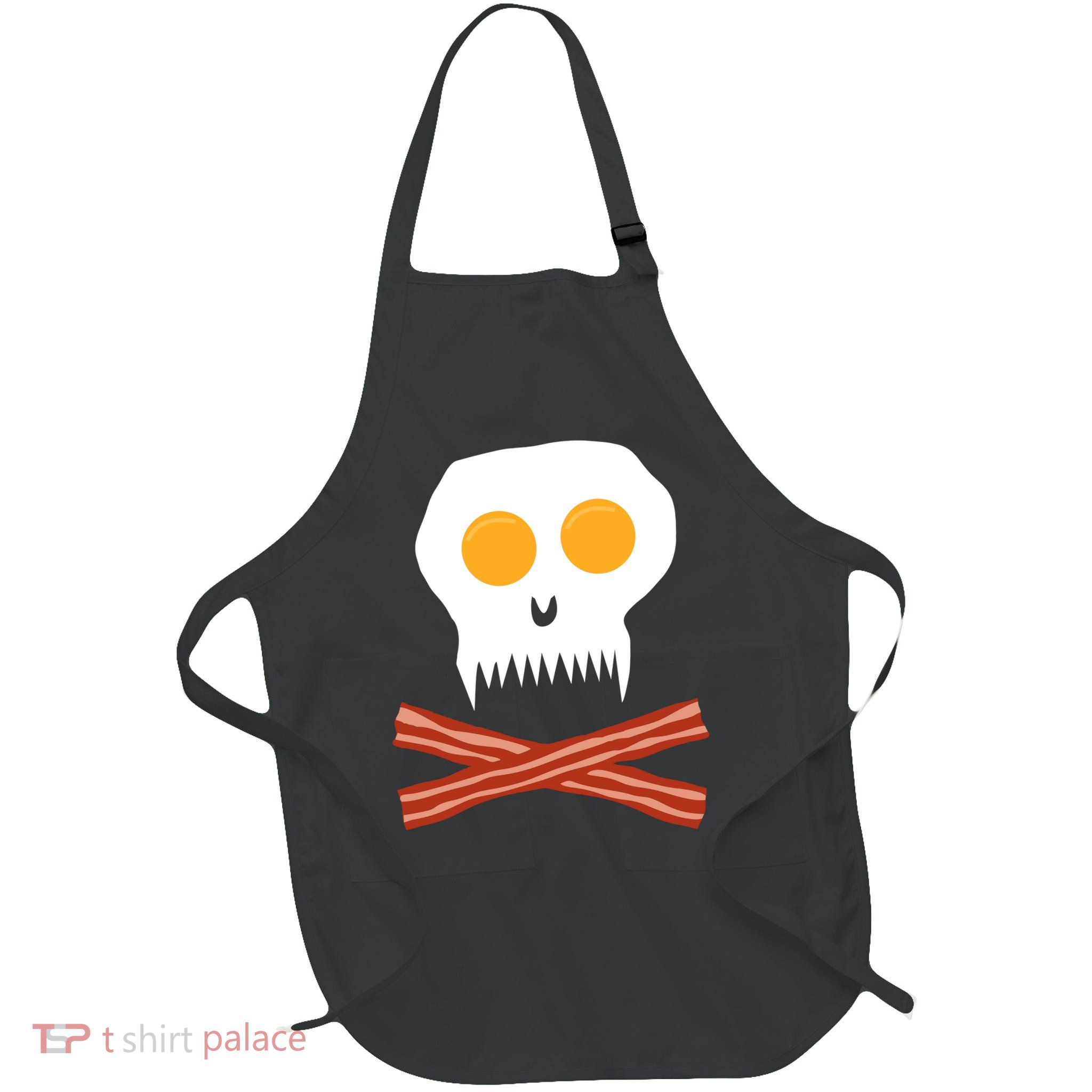 Eggs And Bacon Skull Apron