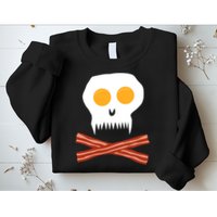 Eggs And Bacon Skull Sweatshirt
