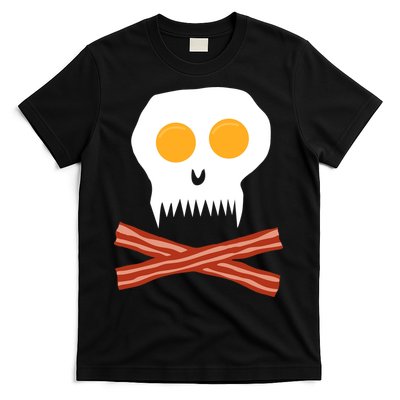 Eggs And Bacon Skull T-Shirt