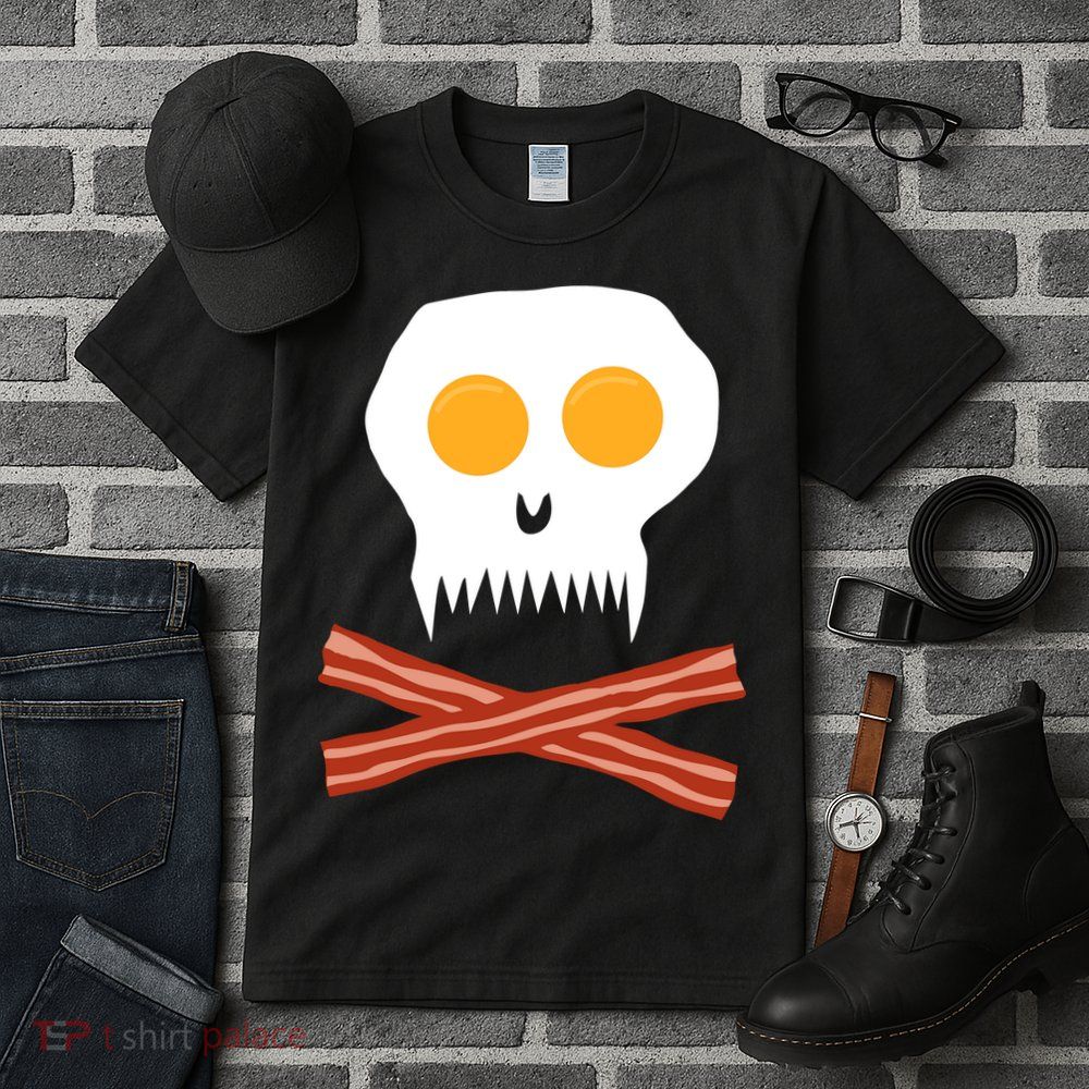 Eggs And Bacon Skull Tall T-Shirt