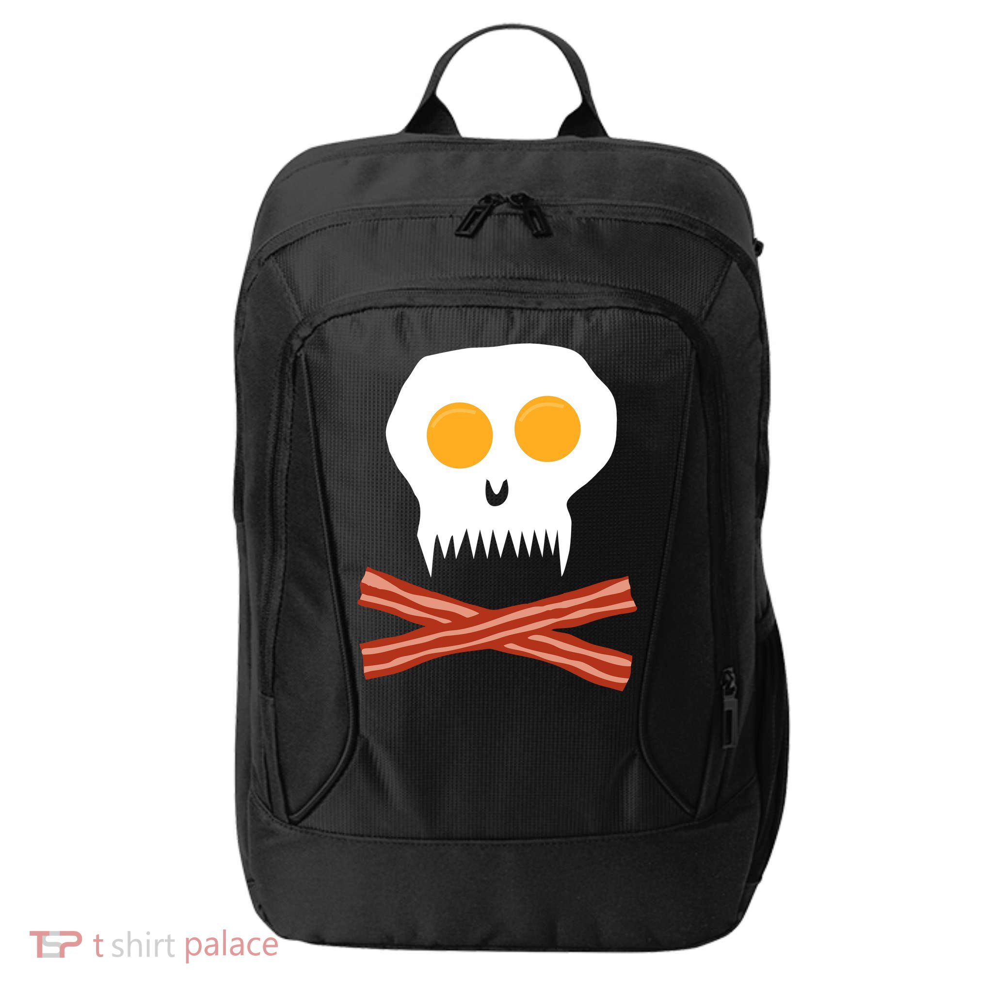 Eggs And Bacon Skull City Backpack