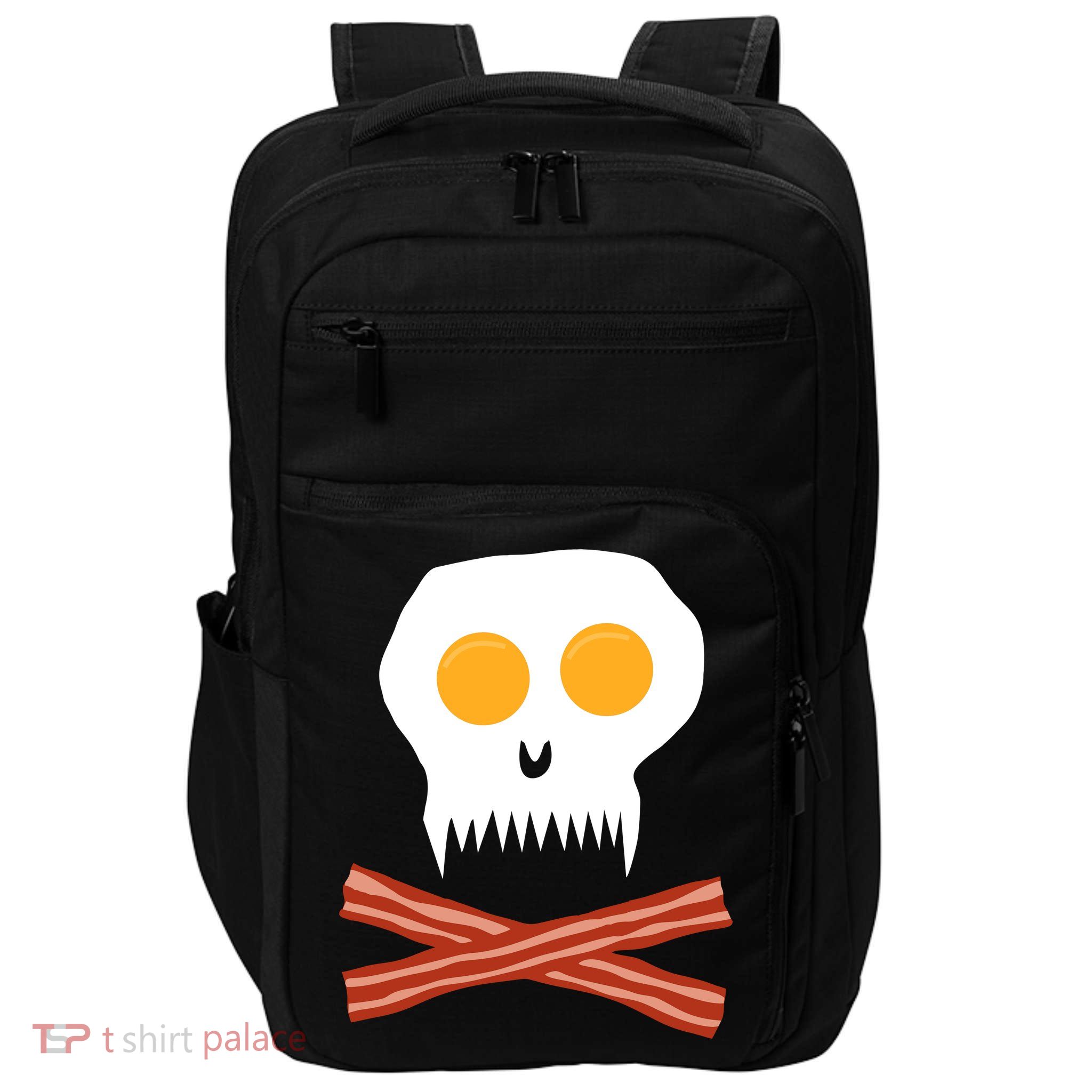 Eggs And Bacon Skull Impact Tech Backpack
