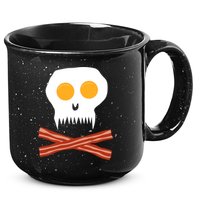 Eggs And Bacon Skull 15oz Campfire Ceramic Mug