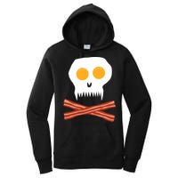 Eggs And Bacon Skull Women's Pullover Hoodie