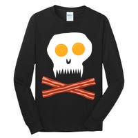 Eggs And Bacon Skull Tall Long Sleeve T-Shirt