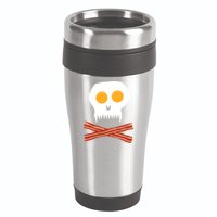 Eggs And Bacon Skull 16oz Travel Tumbler