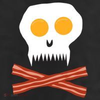 Eggs And Bacon Skull Tumbler
