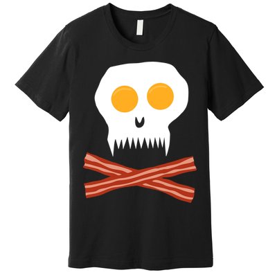 Eggs And Bacon Skull Premium T-Shirt