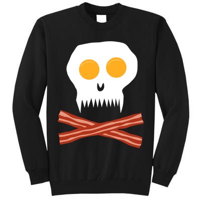 Eggs And Bacon Skull Tall Sweatshirt