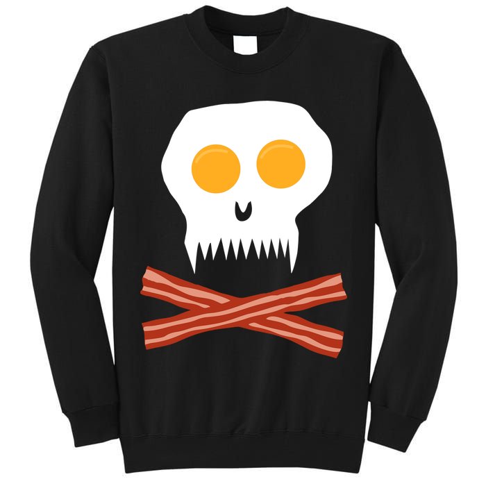 Eggs And Bacon Skull Tall Sweatshirt