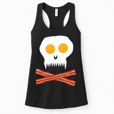 Eggs And Bacon Skull Womens Tank Top