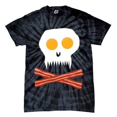 Eggs And Bacon Skull Tie-Dye T-Shirt