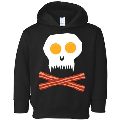 Eggs And Bacon Skull Toddler Hoodie