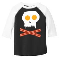Eggs And Bacon Skull Toddler Fine Jersey T-Shirt