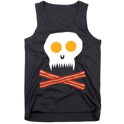 Eggs And Bacon Skull Tank Top