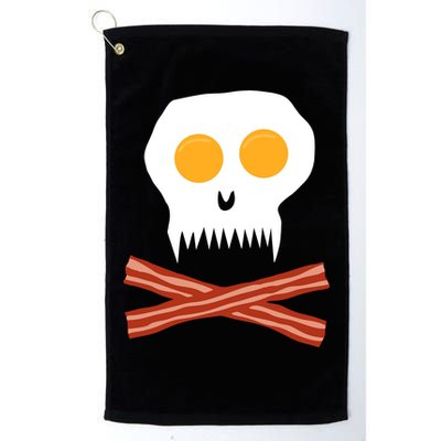 Eggs And Bacon Skull Golf Towel