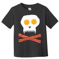 Eggs And Bacon Skull Toddler T-Shirt