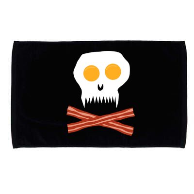 Eggs And Bacon Skull Microfiber Hand Towel