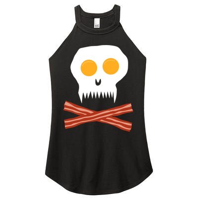 Eggs And Bacon Skull Women's Perfect Tri Rocker Tank