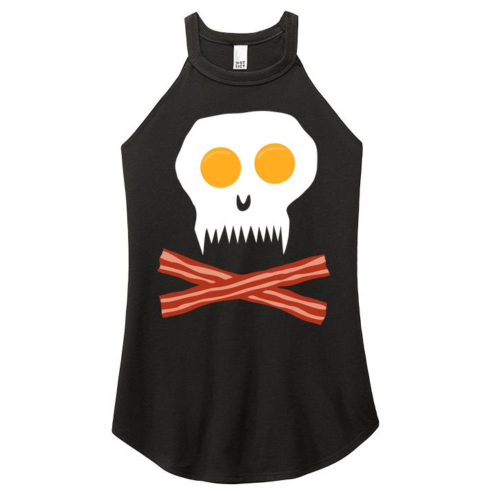 Eggs And Bacon Skull Women's Perfect Tri Rocker Tank